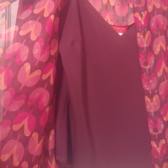 MAX & CO FIL COUPÉ CHIFFON SHIRT - Picture 9 of 11